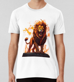 Amazing Burning Lion T-shirt